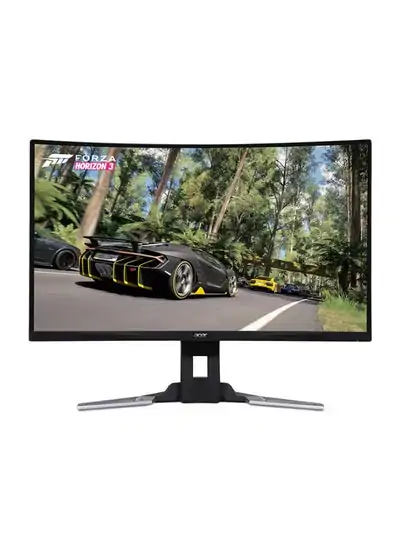 Image of Acer XZ321QU monitor: "Acer XZ321QU curved gaming monitor in dubai, uae.