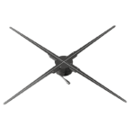 buytronics-High-Definition WiFi 3D - Holographic Fan - Z5 (Four Fan) 1024 Light