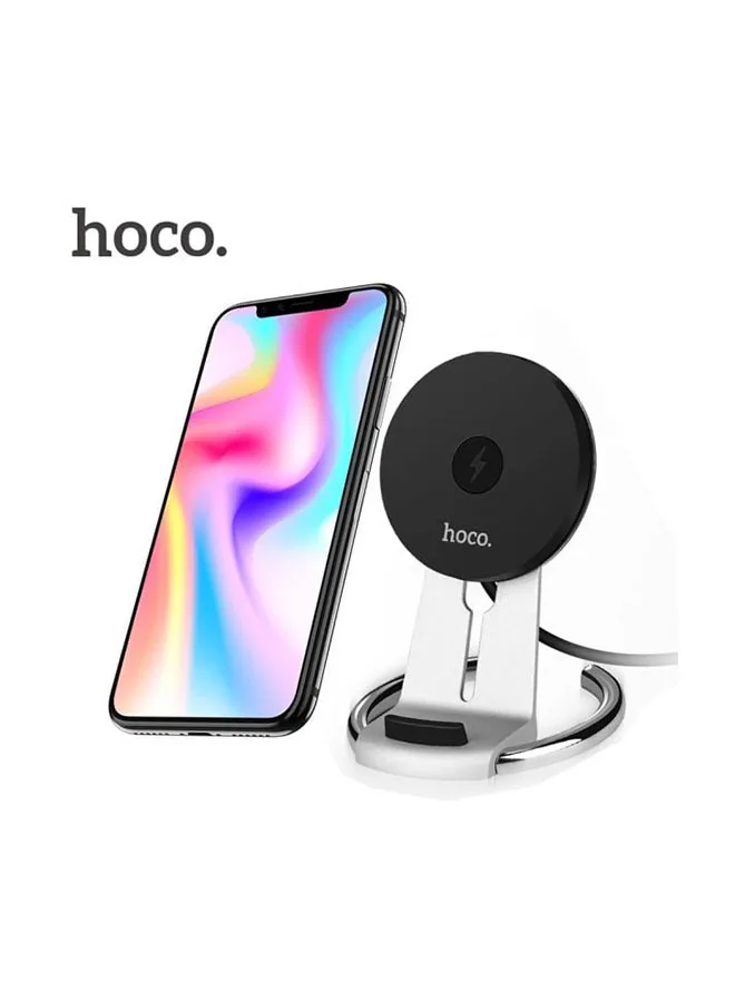 Sleek HOCO Tabletop Wireless Charger with rapid charging.