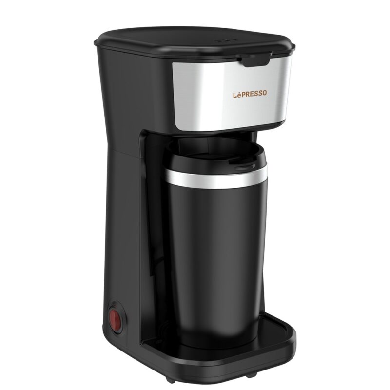 LePresso Coffee Maker with Travelling Mug 450W - Black - Image 2