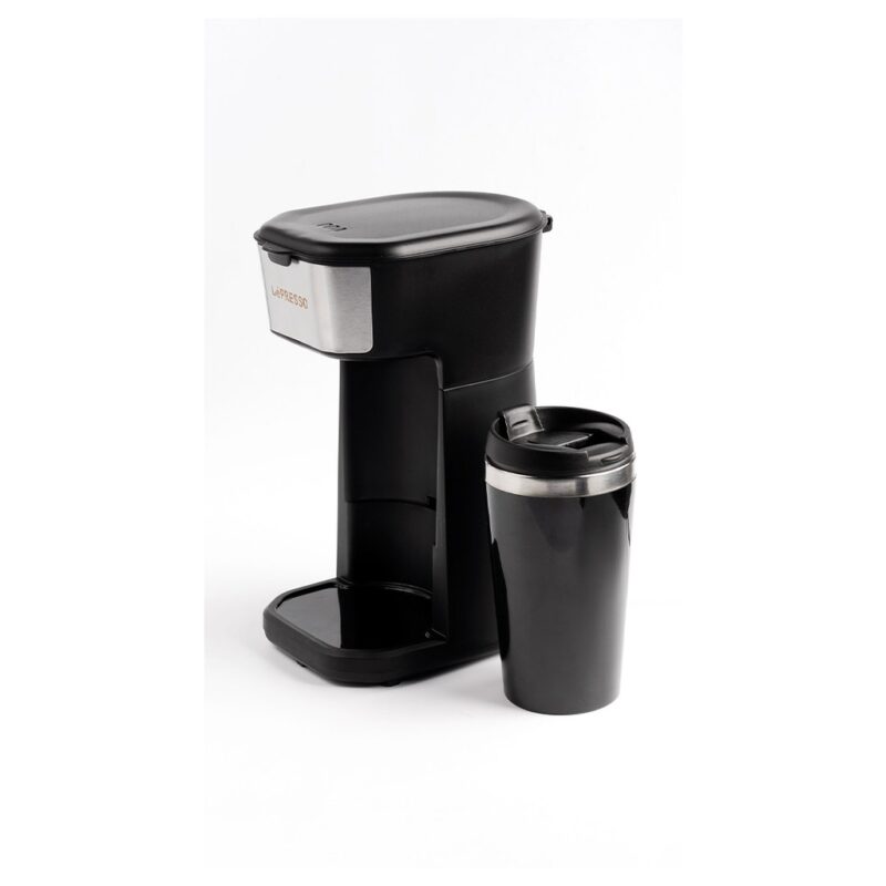 LePresso Coffee Maker with Travelling Mug 450W - Black - Image 3