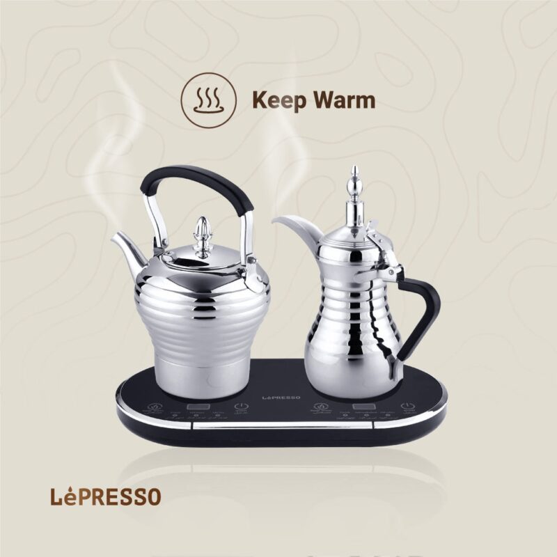 LePresso Dual Pot Arabic Coffee And Tea Dallah - Image 6