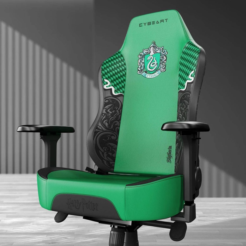 Cybeart Apex Series Slytherin Harry Potter PU Leather Gaming Chair – Green - buytronics 