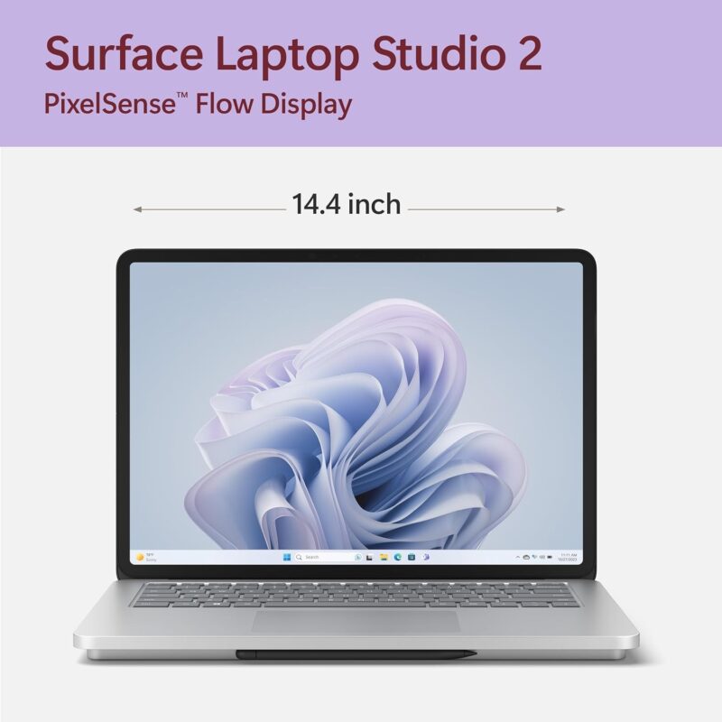 Buy Microsoft Surface Laptop Studio 2 14.4 inches (1TB SSD, 32GB RAM, Nvidia Geforce RTX 4050 GPU 6GB, Win11 Home, Platinum, Wi-Fi Only)