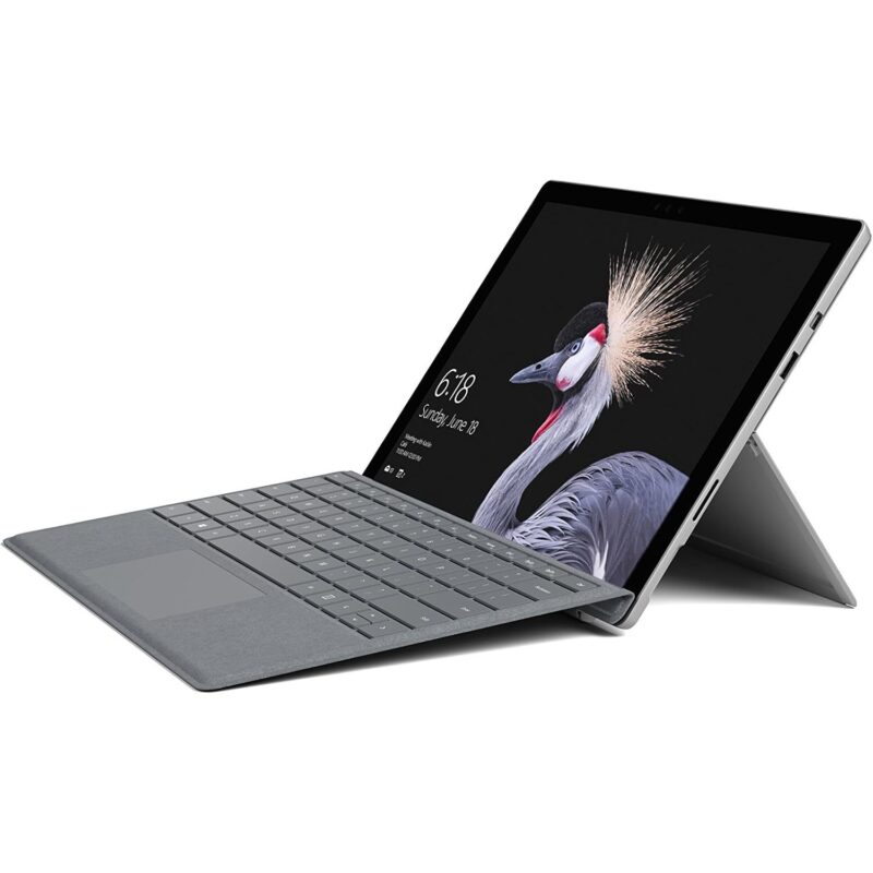 Buy Microsoft Surface Pro 5 13 inches Laptop and Tablet (512GB SSD, Core i7 12th Gen, 16GB RAM, Win11 Pro, Platinum, Arabic/ English Keyboard)