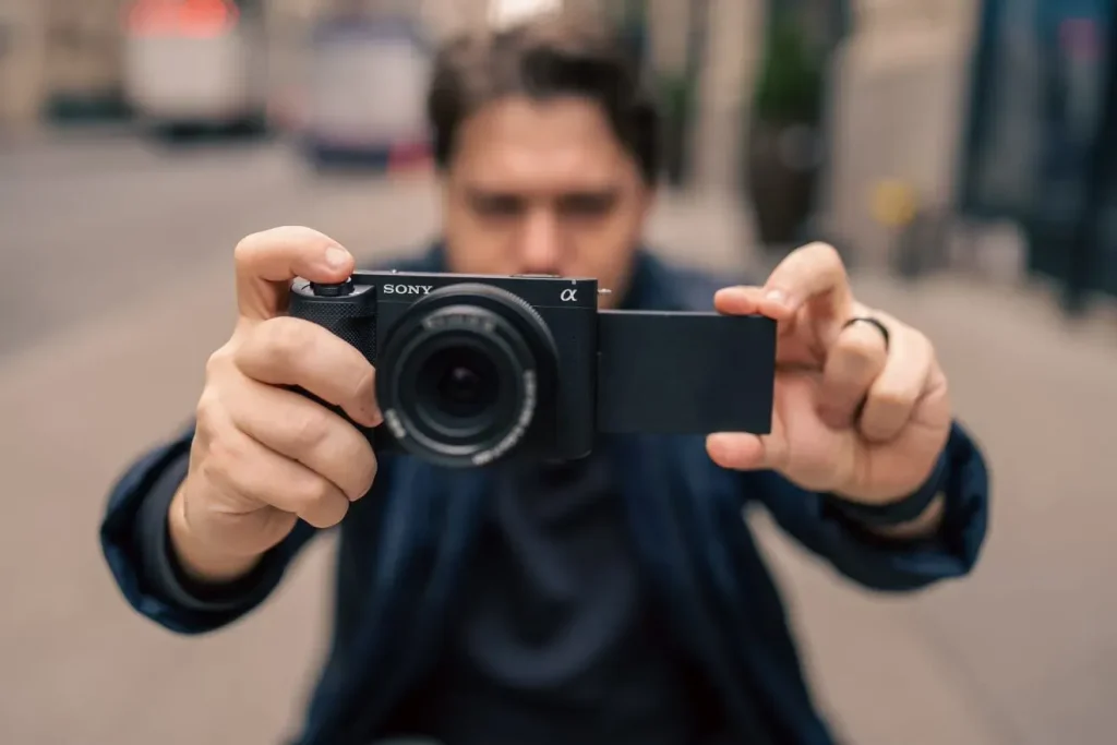 Sony Alpha ZV-E1 12.1MP Exmor R sensor Full-Frame Interchangeable Lens Mirrorless Vlog Camera with 28-60mm Lens, Black