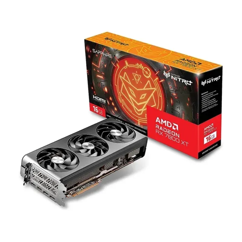 Sapphire Nitro AMD Radeon RX 7800 XT Gaming OC 16GB GDDR6 Graphics Card