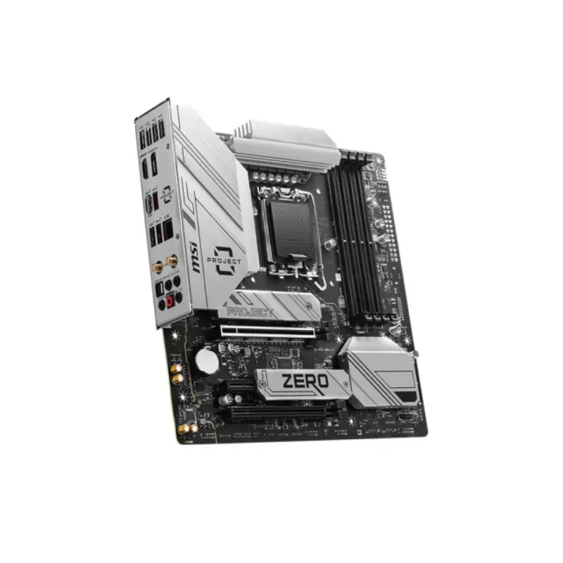 Msi B760M PROJECT ZERO LGA 1700 M-ATX Motherboard