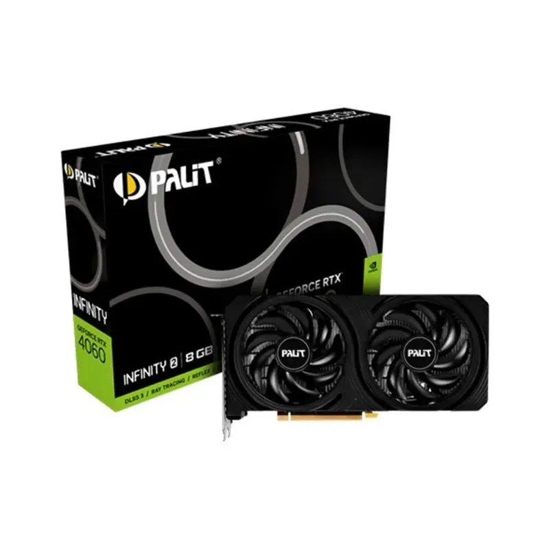 Palit GeForce RTX 4060 Infinity 2 8GB GDDR6X Graphics Card DLSS 3