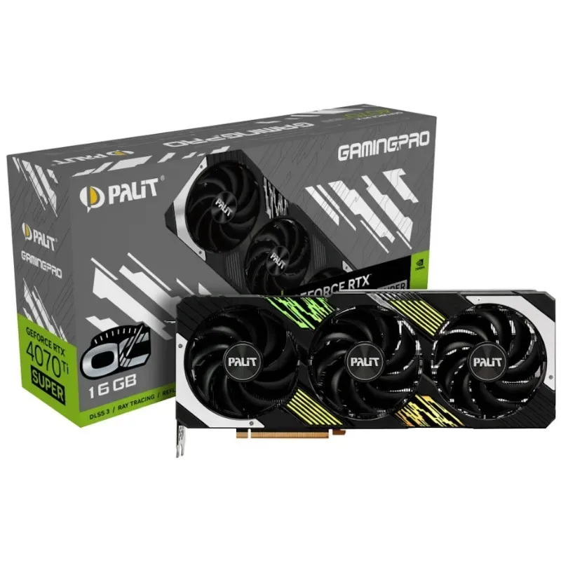 Palit GeForce RTX 4070 Ti SUPER Gaming Pro 16GB GDDR6X Graphics Card DLSS 3