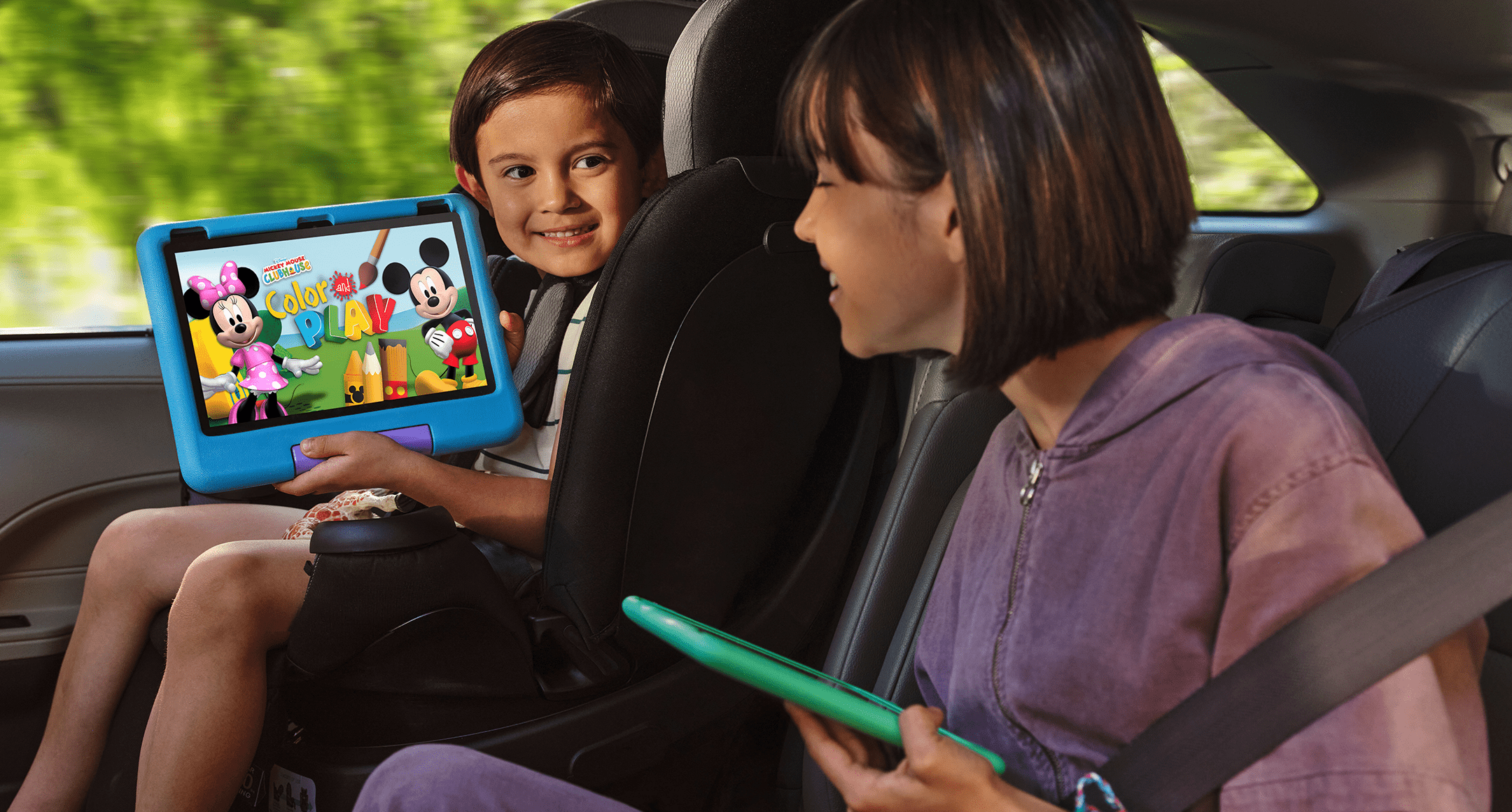 buytronics-Kids tablet Amazon Fire 7, 7 display, ages 3-7 with ad-free content kids love parental controls 16 GB Blue
