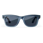 Ray-Ban Unisex Sunglasses Black Frame, Clear Lenses, 50MM