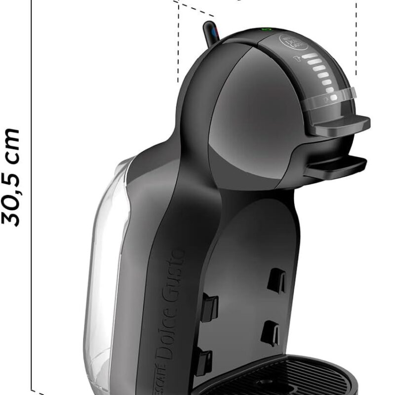NESCAFÉ DOLCE GUSTO Krups KP1238AS Mini Me Capsule Coffee Maker, Multidrink, Black, 15 Bar - Image 2