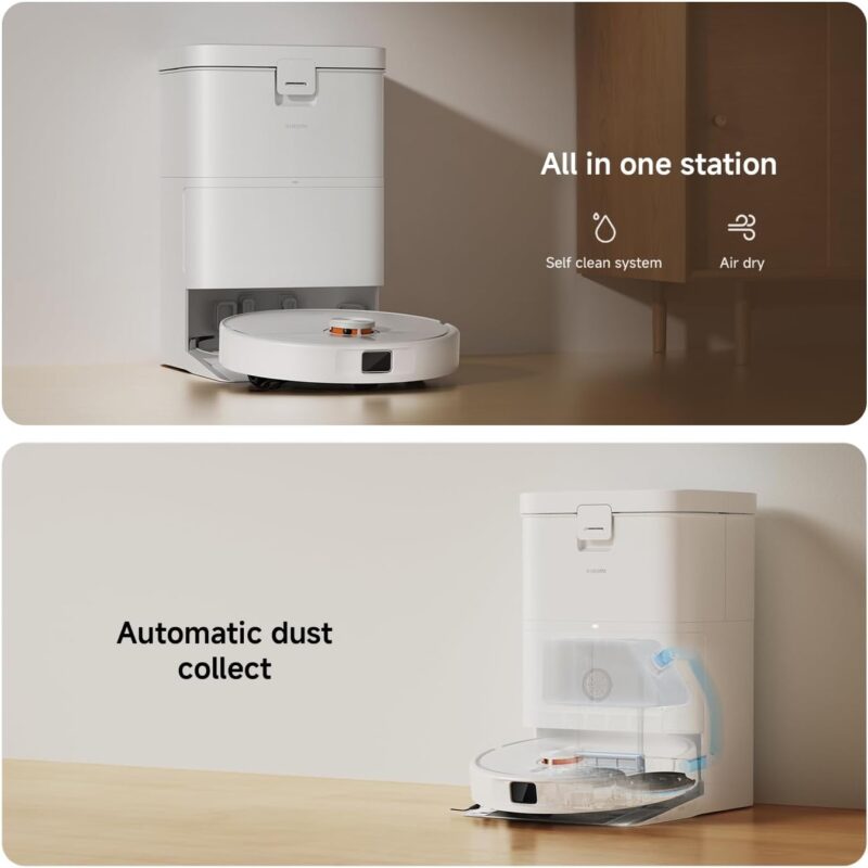 Xiaomi H50 Robot Vacuum Cleaner with Mop 10000Pa 3-in-One Station - Image 3